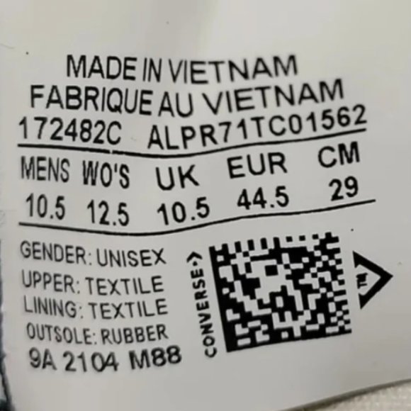 Converse Chuck Taylor All Star Space Jam Tune Squad Men's 10.5 Shoes - Picture 5 of 6